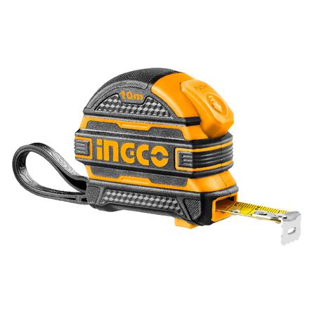 ตลับเมตร พร้อมตัวล็อก INGCO RUBBER 10 ม.