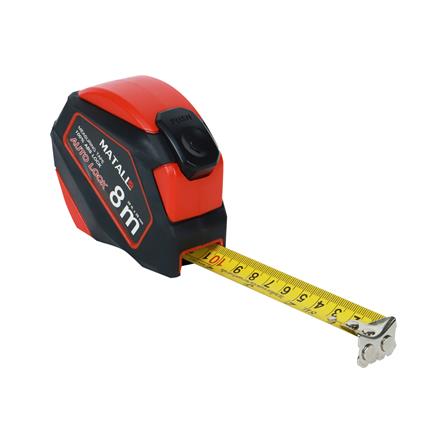 ตลับเมตร MATALL 8 ม. ล็อกอัตโนมัติ