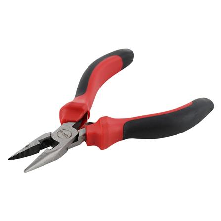 คีมปากแหลม ด้ามยาง HACHI 4.5 นิ้ว