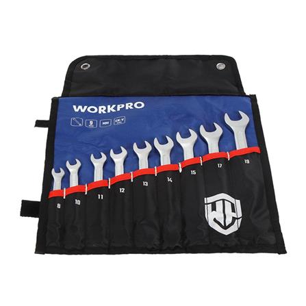 ชุดประแจแหวนข้างปากตาย WORKPRO WP202502 (ชุด 9 ชิ้น)