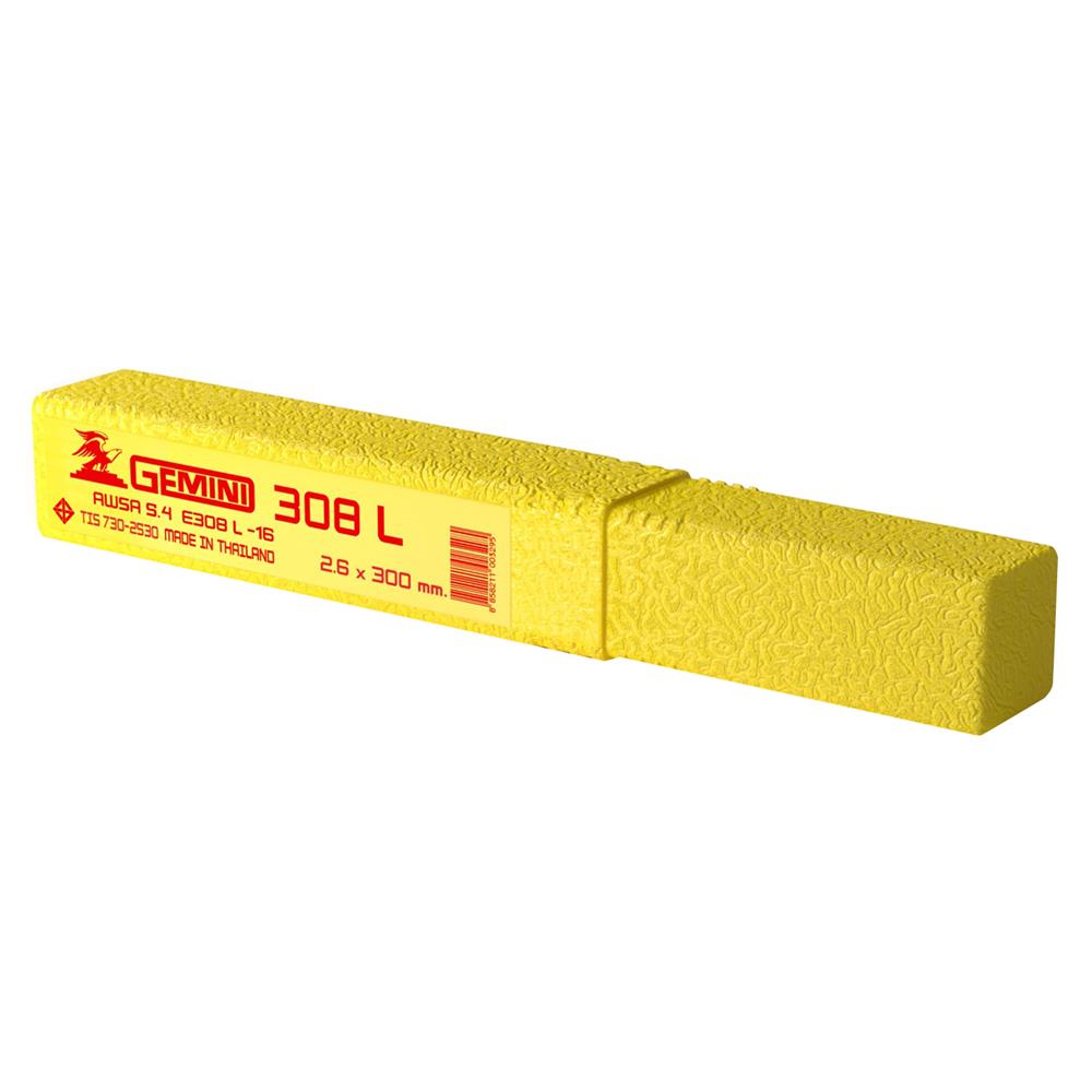 ลวดเชื่อมสเตนเลส GEMINI 308L 2.6X300 มม. 1 กก.