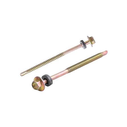 สกรูลอนคู่แปเหล็ก RHINO 10X88 มม. 100 ชิ้น