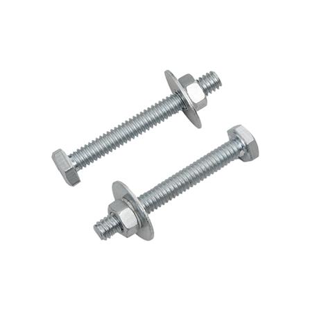 นอตครบชุด DEXZON 1/4X2 นิ้ว แพ็ก 6 ชุด