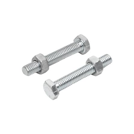 สกรูหัวหกเหลี่ยมพร้อมน็อต DEXZON 5x30 มม. แพ็ก 10 ชิ้น