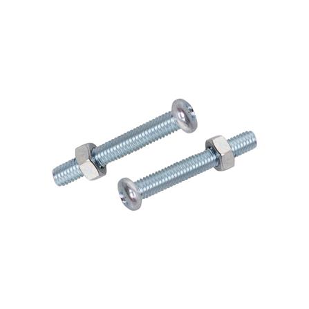 สกรูเกลียวมิลพร้อมนอต JP DEXZON 6X40 มม. แพ็ก 25 ชิ้น