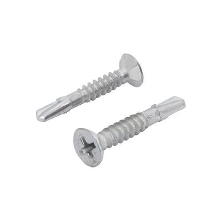 สกรูยึดไม้ฝามีปีก TF DEXZON 7X1 นิ้ว แพ็ก 100 ชิ้น