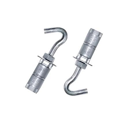 พุกตะกั่วพร้อมตะขอ DEXZON 5/16 นิ้ว แพ็ก 2 ชิ้น