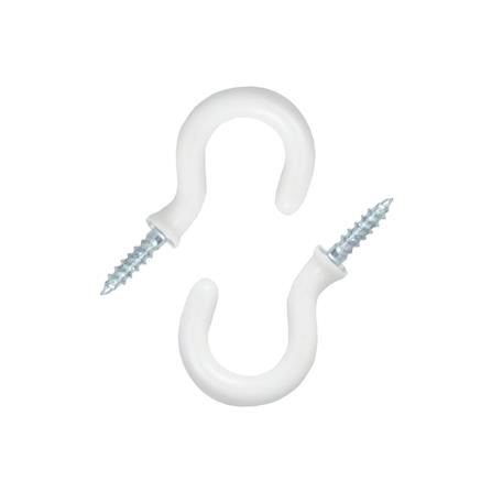 ตะขอตัวซี PVC BY TORA 1" 8 ตัว