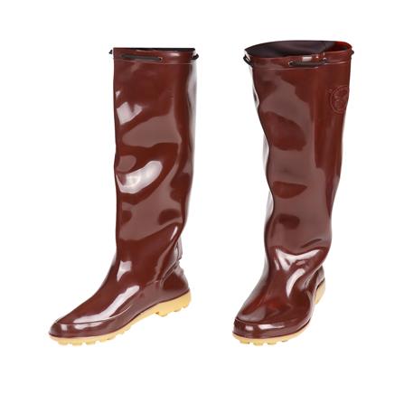 รองเท้าบูท PIPES สูง 18 นิ้ว เบอร์ 10.5 สีน้ำตาล