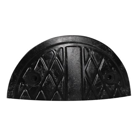 ปิดหัวท้าย ยางชะลอความเร็ว RIGHT 17x35x5 ซม. สีดำ