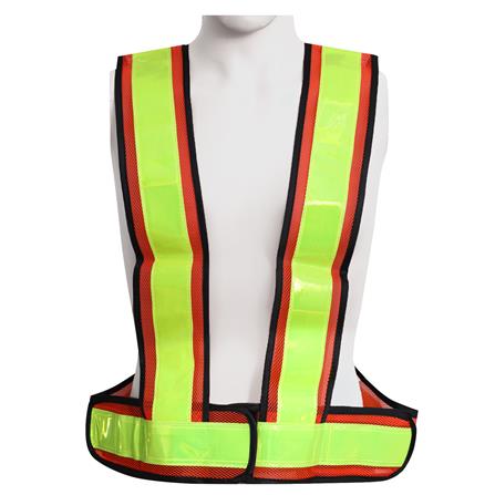 เสื้อจราจรแถบสะท้อนแสงตัววี PANGOLIN