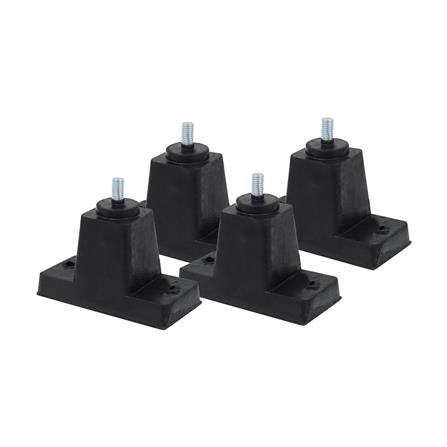 อุปกรณ์แอร์ ขายางคอยล์ร้อน 3 นิ้ว แพ็ก 4 ชิ้น