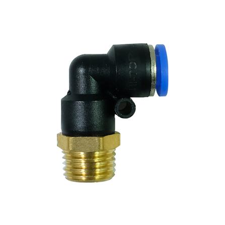 ข้อต่อข้องอ PU HI-TOP APL6-02 6 มม. เกลียวนอก 2 หุน (1/4 นิ้ว)