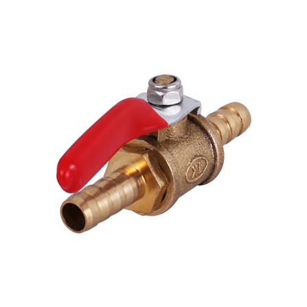 ข้อต่อบอลวาล์ว หางปลา- ปลา EUROX 2 หุน (1/4 นิ้ว) สีทอง