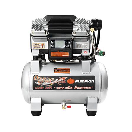 ปั๊มลมโรตารี่ OIL FREE PUMPKIN DIGITAL STORM PTT-DS1500AL20 20 ลิตร