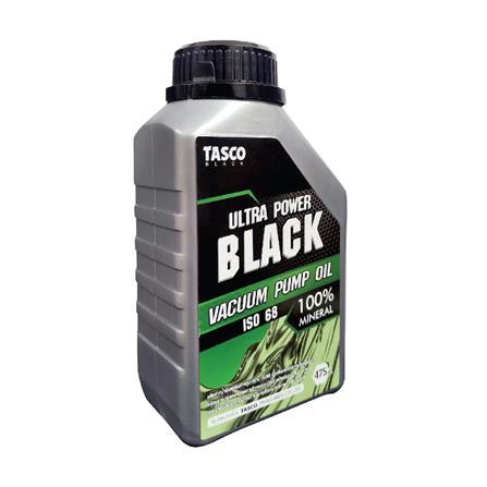 น้ำมันปั๊มสุญญากาศ TASCO BLACK VO68 ULTRA POWER BLACK VACUUM OIL 475 มล.