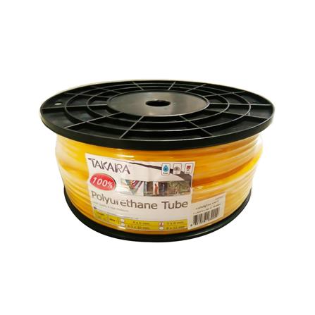 สายลมโพลียูรีเทน TAKARA 9 มม. x 100 ม. สีเหลือง