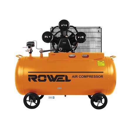 ปั๊มลมสายพานพร้อมมอเตอร์ ROWEL RW 653/200 3 แรงม้า 200 ลิตร