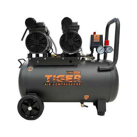 ปั๊มลมไร้น้ำมัน TIGER LYNX-250 50 ลิตร
