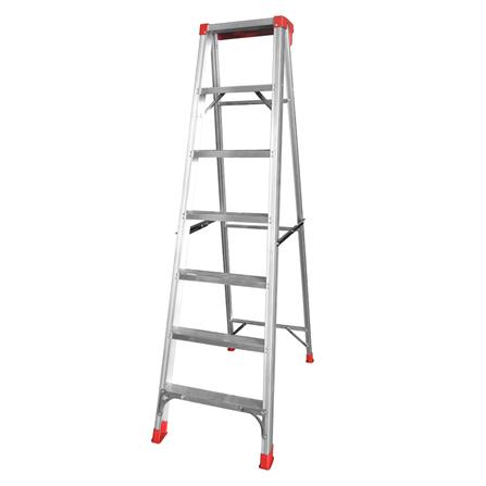 บันไดอะลูมิเนียมรุ่นสมาร์ทมีถาด SANKI 7 ขั้น