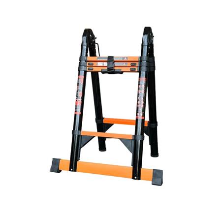 บันไดอเนกประสงค์ปรับแบบ BARCO 2x4 8 ขั้น สีดำ