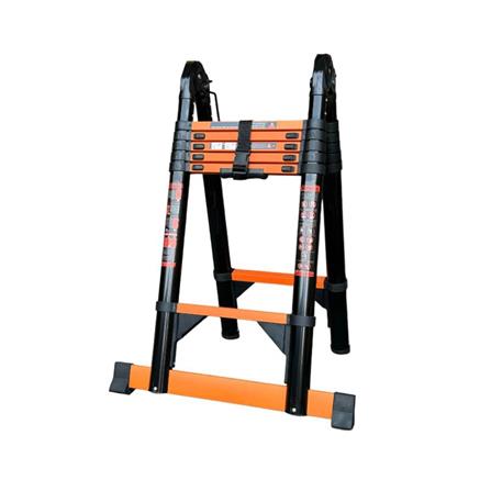 บันไดอเนกประสงค์ปรับแบบ BARCO 2x6 12 ขั้น สีดำ