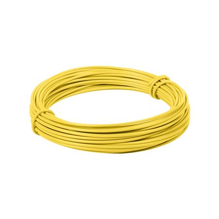 ลวดหุ้มพีวีซี BY TORA 2X1.4 มม. 10 ม. สีเหลือง