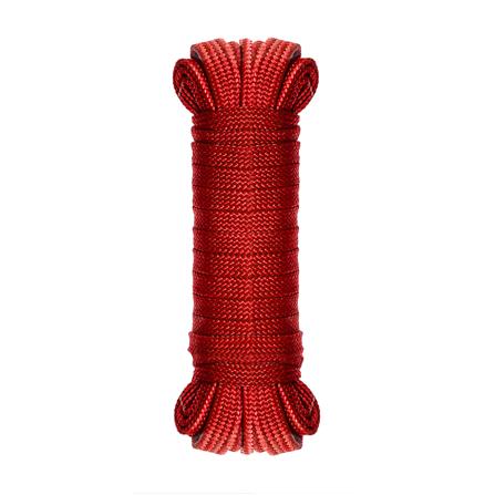เชือกถักแบน DEXZON 3/4 นิ้วX10 ม. สีแดง