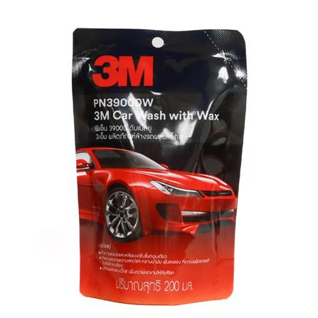 น้ำยาล้างรถยนต์พร้อมเคลือบเงา 3M PN39000W 200 มล.