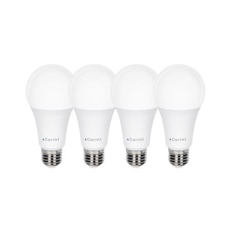 หลอด LED CARINI A65 ECOLIFE 13 วัตต์ DAYLIGHT E27 แพ็ก 4 ชิ้น