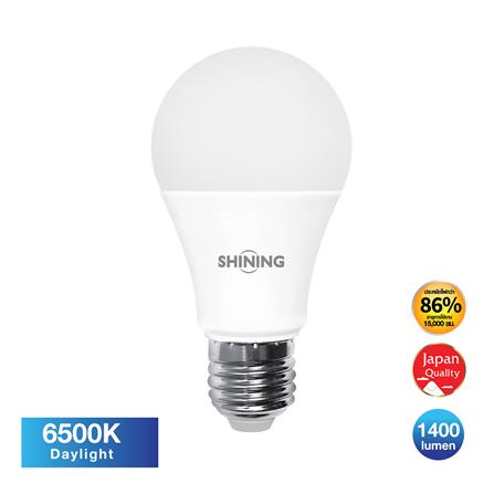 หลอด LED SHINING A60 14 วัตต์ DAYLIGHT E27