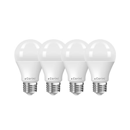 หลอด LED CARINI A60 ECOLIFE 7 วัตต์ DAYLIGHT E27 แพ็ก 4 ชิ้น