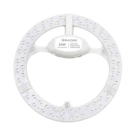 หลอด LED RACER MAGNET 3 COLORS ULTRA WIDE 24 วัตต์ COOLWHITE DAYLIGHT WARMWHITE