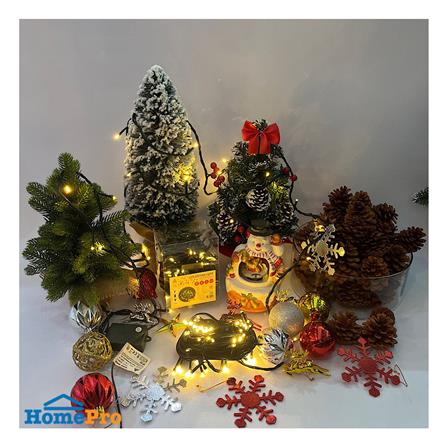 ไฟกะพริบ LED CARINI GREEN 7 วัตต์ 10 เมตร WARM WHITE