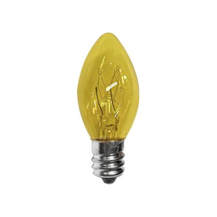 หลอดไส้จำปา HATASHI 7 วัตต์ สีเหลือง E12