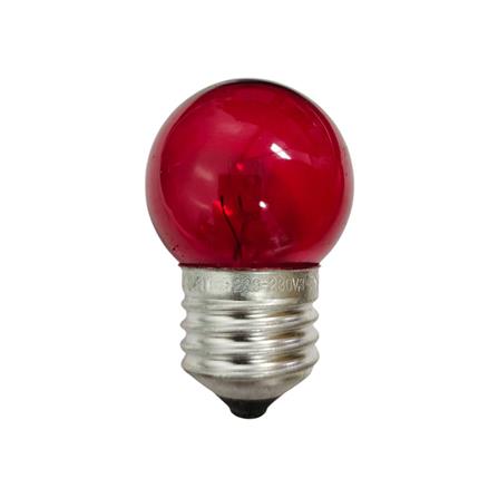 หลอดไส้ปิงปอง HATASHI 5W/E27 5 วัตต์ สีแดง E27