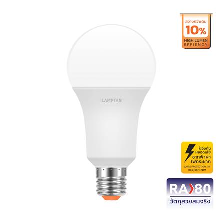 หลอด LED LAMPTAN A60 BRIGHT 10 วัตต์ DAYLIGHT E27