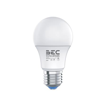 หลอด LED BEC ULTRA-X 9 วัตต์ WARM WHITE E27