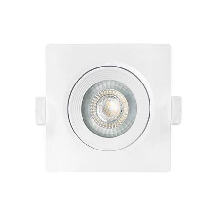 ดาวน์ไลท์ LED RACER ADJUSTABLE SQUARE 4 นิ้ว 5 วัตต์ WARM WHITE สีขาว