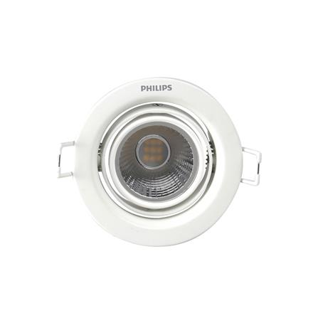 ดาวน์ไลท์ LED PHILIPS 59776 POMERON 4 นิ้ว 7 วัตต์ COOL WHITE สีขาว