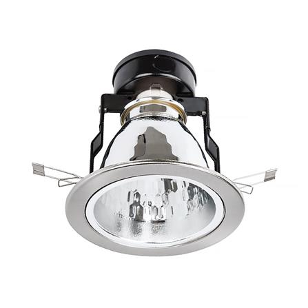 ดาวน์ไลท์ 3640030440 BEC โลหะ/อะลูมิเนียม สีเงิน 4 นิ้ว กลม