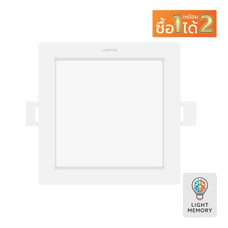 ดาวน์ไลท์ LED LAMPTAN COLOUR SWITCH DECIDE 3.5 นิ้ว 10 วัตต์ DAYLIGHT/WARM WHITE/COOL WHITE สีขาว