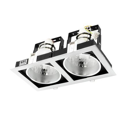 ดาวน์ไลท์ BEC DJ926-2L/WH สีขาว 12 นิ้ว เหลี่ยม