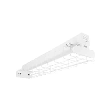 โคมตะแกรงติดลอย L&amp;E 9J-01037 2x600 มม. สีขาว