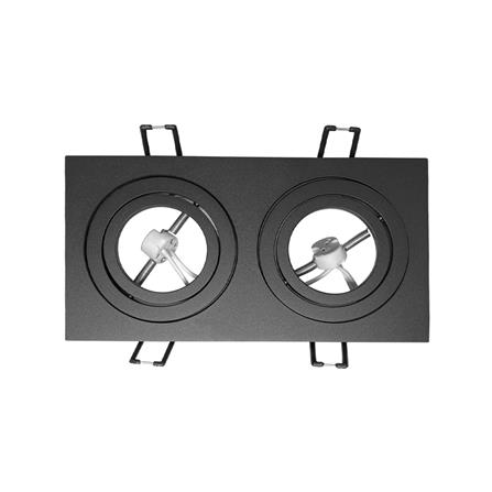 ดาวน์ไลท์ LUMAX HG 24-05125 6.88 นิ้ว สีดำ เหลี่ยม