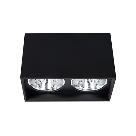 ดาวน์ไลท์ BEC SS404-2L 10.5 นิ้ว สีดำ เหลี่ยม