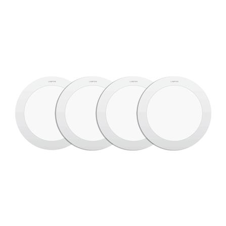 ดาวน์ไลท์ LED LAMPTAN SLIM 6.6 นิ้ว 12 วัตต์ DAYLIGHT สีขาว (แพ็ก 4 ชิ้น)