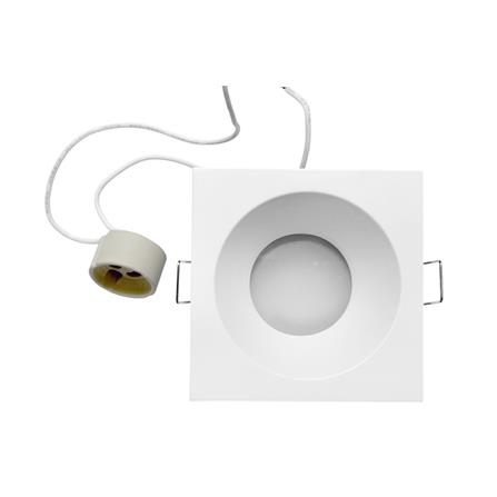 ดาวน์ไลท์ L&amp;E HG 24-04707 3 นิ้ว สีดำ/ขาว เหลี่ยม