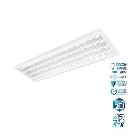 โคมฝังฝ้า LED RACER PANEL ULTRA GLOW 42 วัตต์ 30X120 ซม. DAYLIGHT