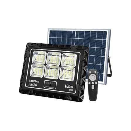 สปอตไลท์ SOLAR LAMPTAN JUMBO 100 วัตต์ DAYLIGHT สีดำ